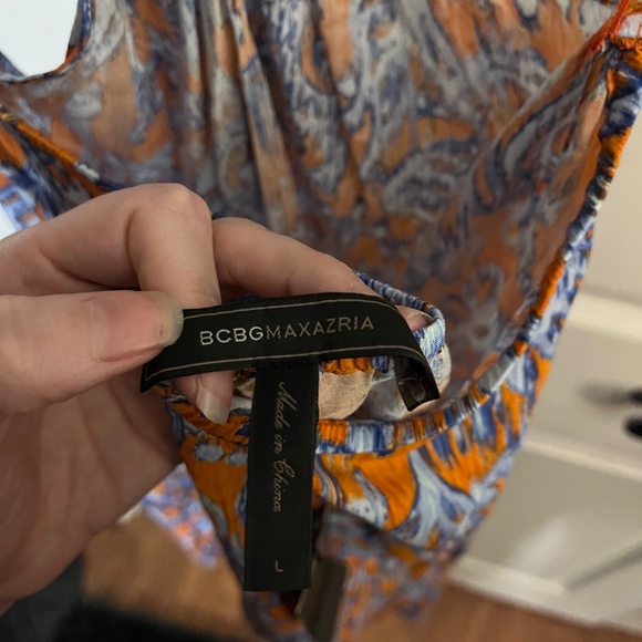 NWT BCBGMaxAzria Tie Halter L Romper with Pockets and Elastic Waist - Picture 7 of 9